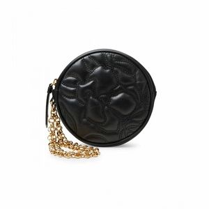 Draper James Black Floral Quilted Circle Bag